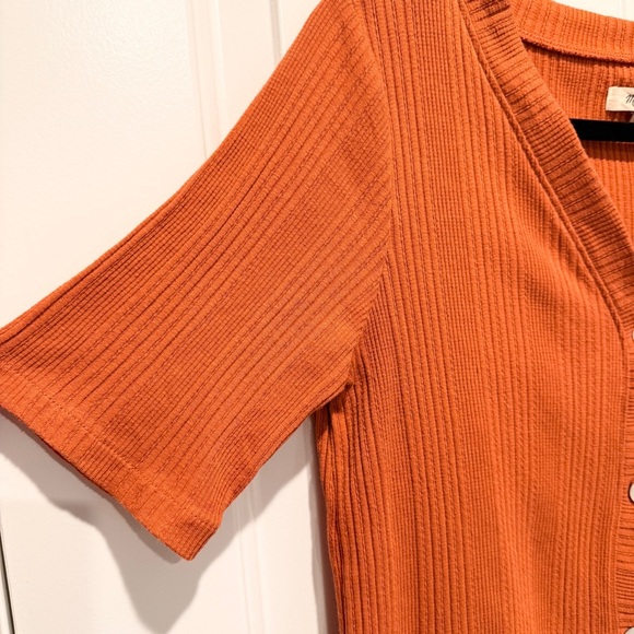 Madewell Terracotta Twinset Cardigan Top 2 Pieces - Picture 8 of 15